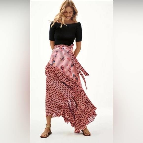 NWT Anthropologie Bhanuni by Jyoti Casablanca High Low Skirt , size 4 - Picture 3 of 16